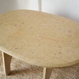 20th century natural stone coffee table