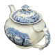 Théière mill stream Johnson Bros bleu vintage