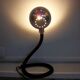 Lampe serpent Isao Hosoe pour Valenti de 1970