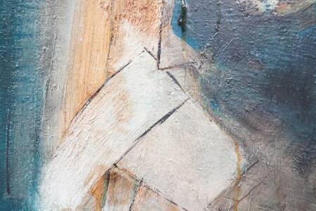 Maurice Boel, Blue Abstract Composition 1962