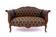 Small antique sofa from the late 19th century, France. After renovation.