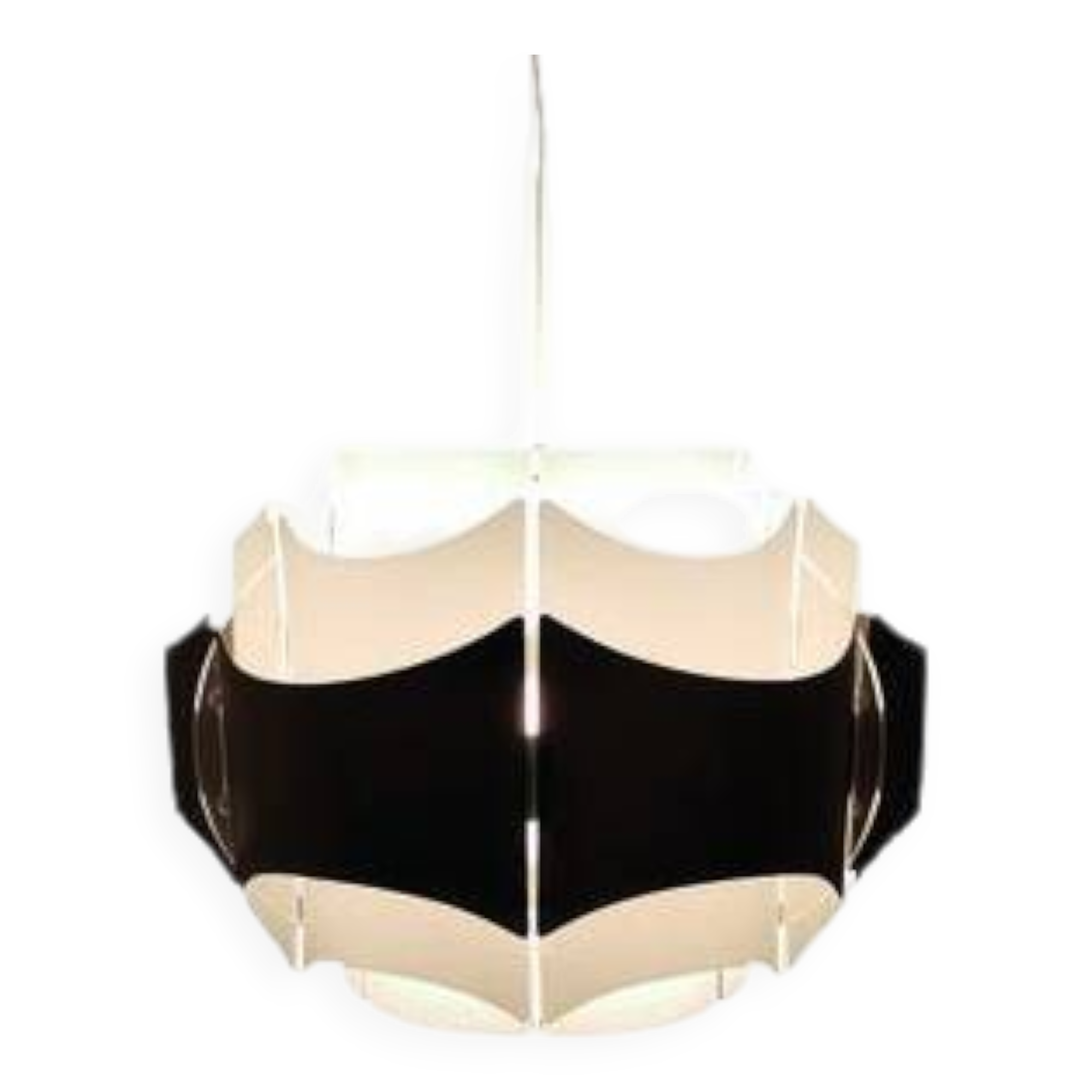 Vintage Danish Pendant Lamp • Prisma • Lars Eiler Schiøler • 1970s