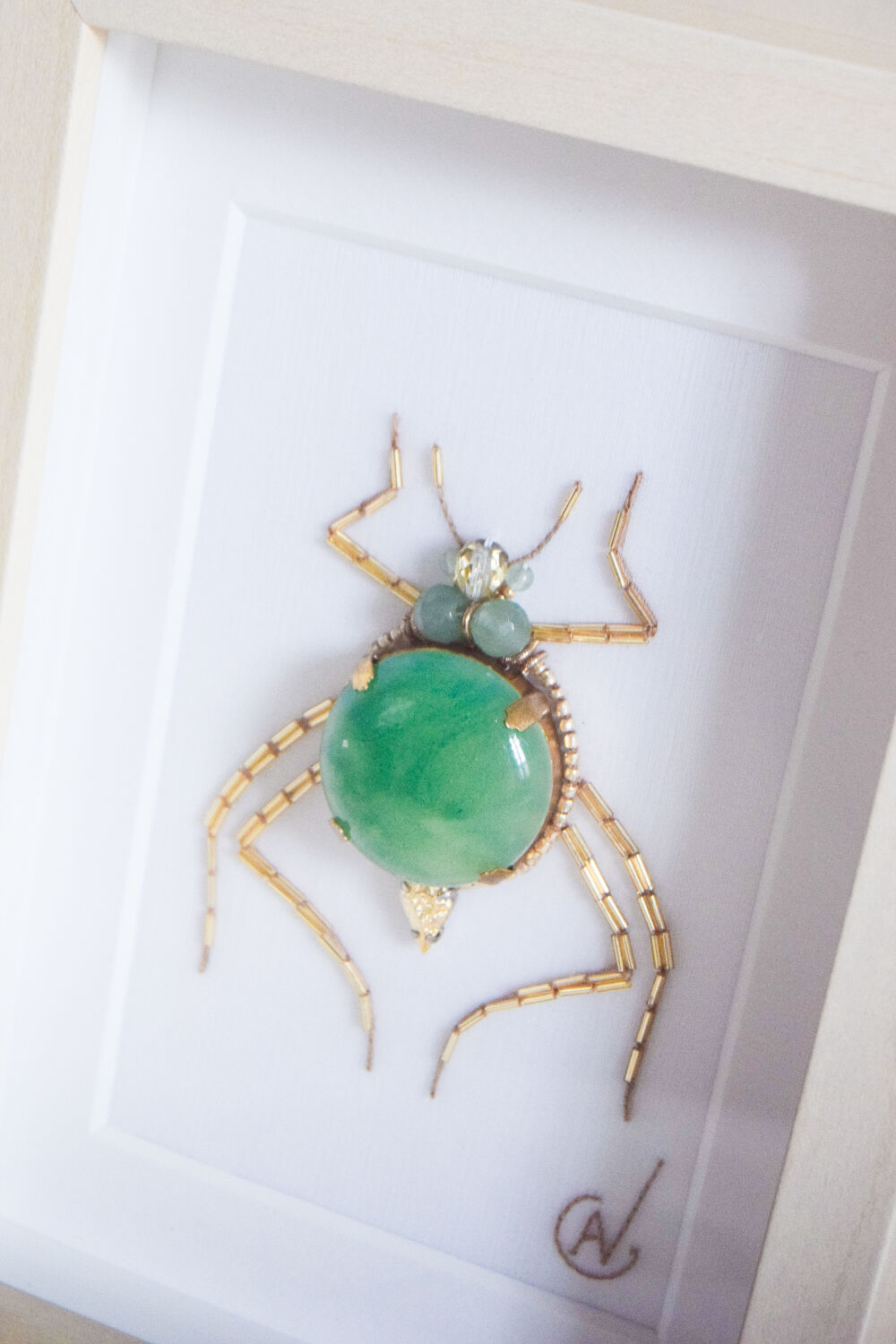 Haute couture embroidery - Scarabée