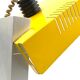Space age yellow cubic table lamp, Italy 1970s