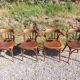 4 fauteuils Baumann en bois courbé