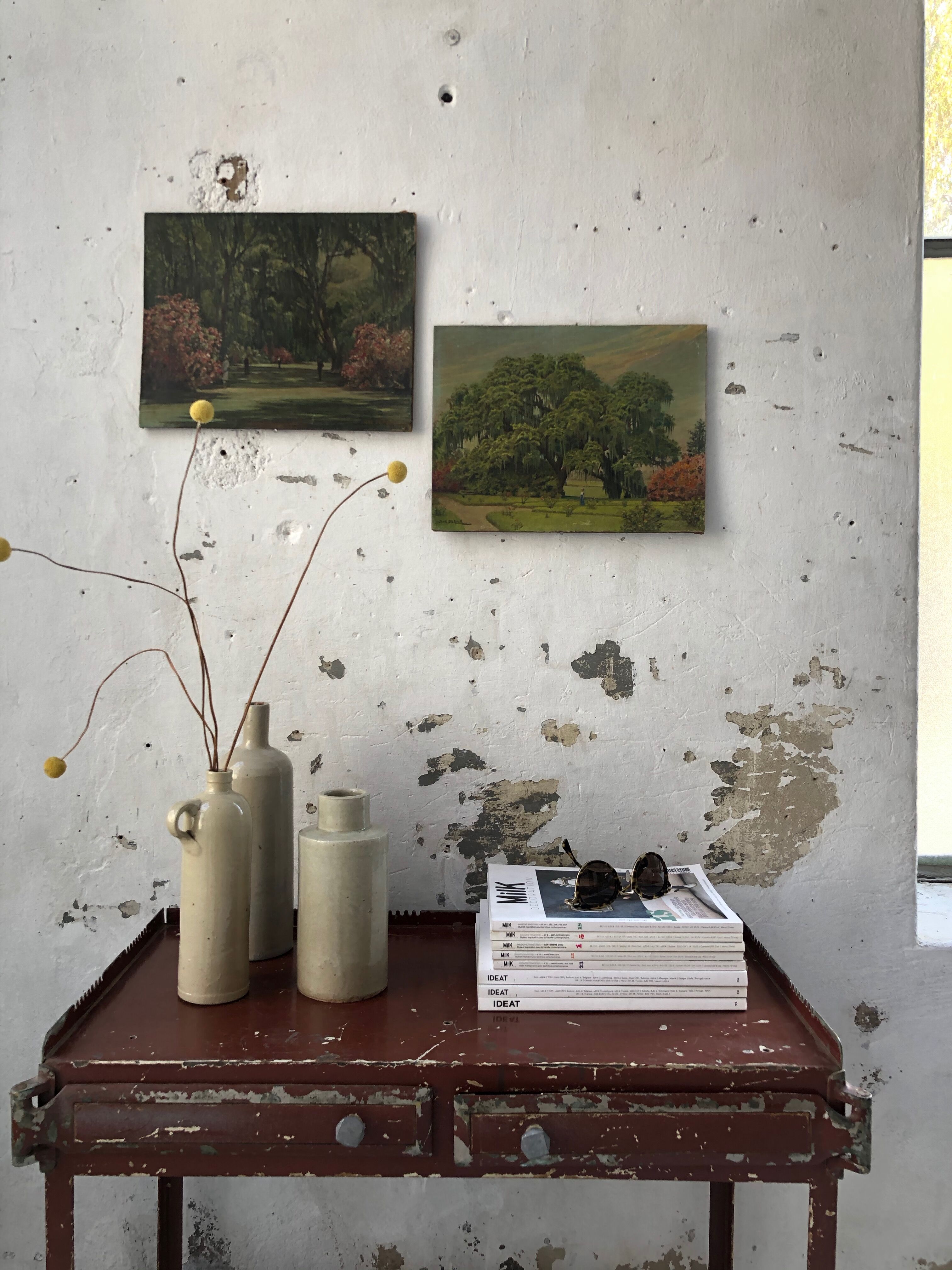 J.Ryck oil painting on cardboard