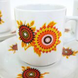 Porcelain Coffee Cups - Winterling Bavaria Germany - Vintage 70s