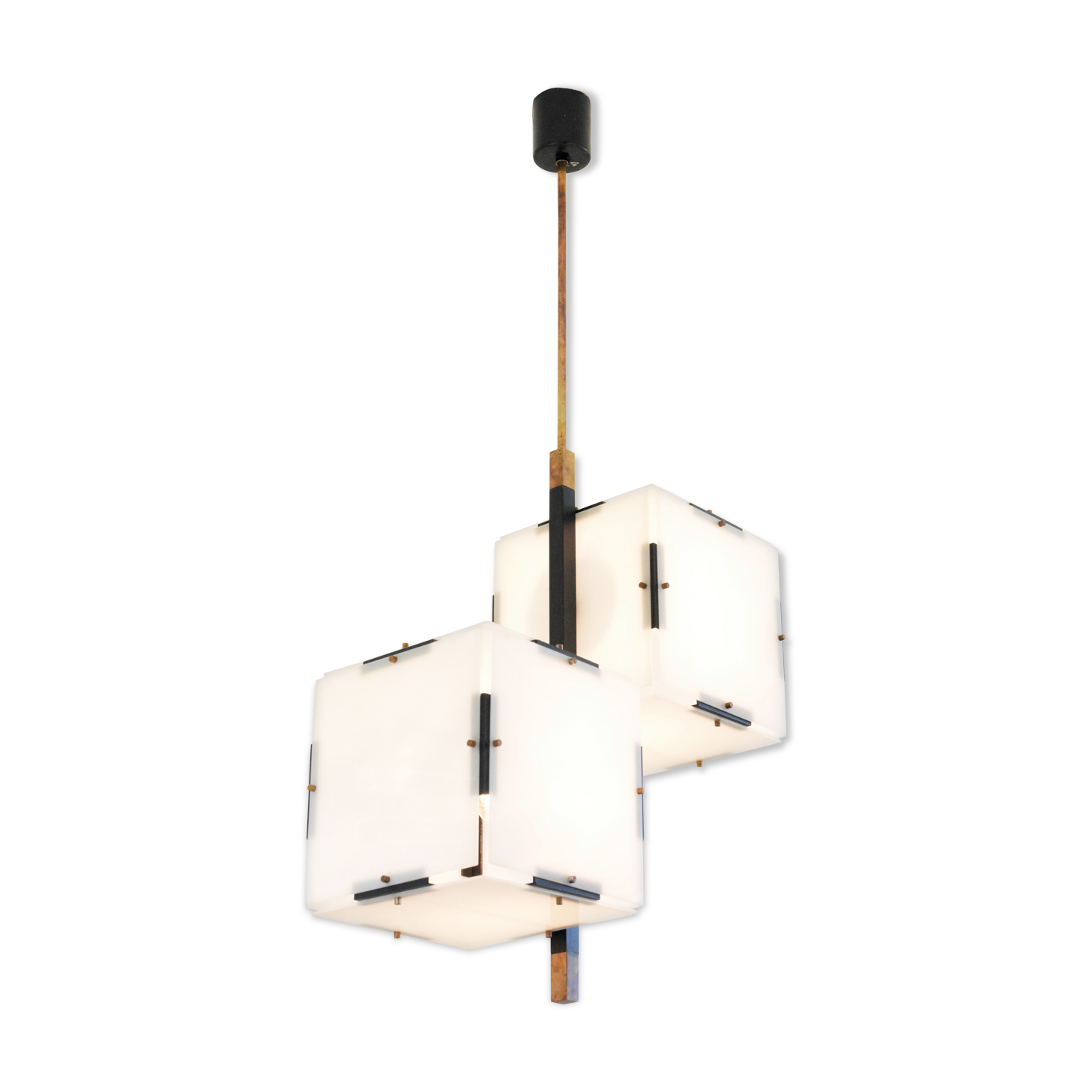 Stilux chandelier 60s Italy