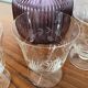 4 engraved wine glasses