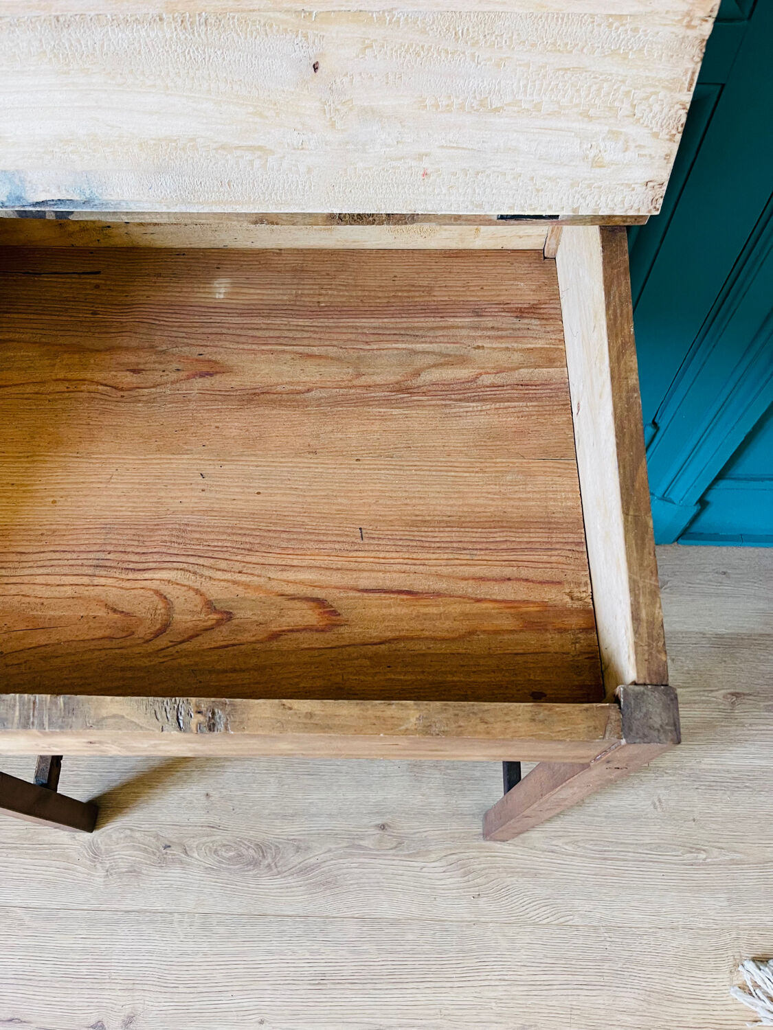 Old schoolmaster's desk