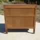 Secretary in solid cherry wood in Louis XV style.