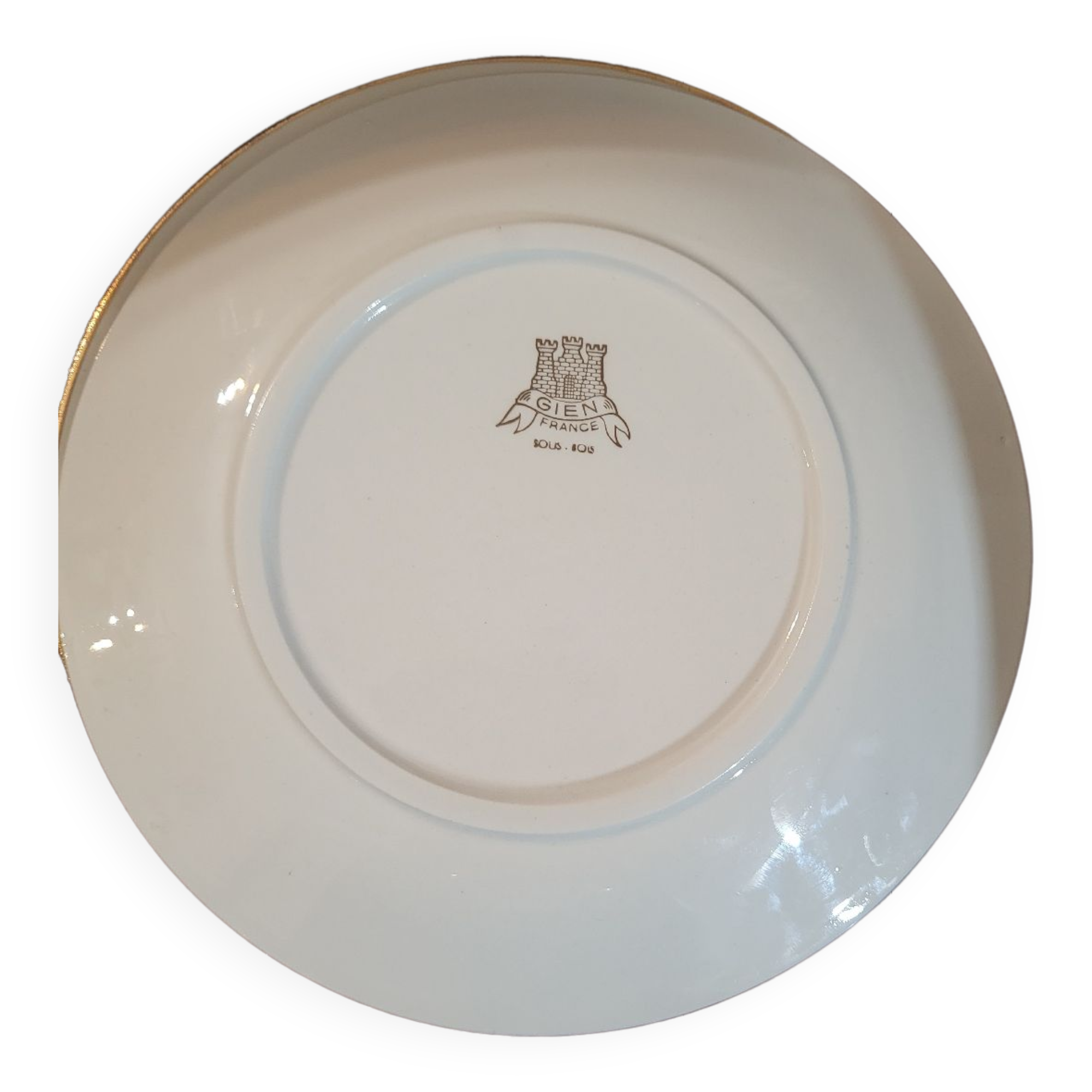 Lots of 6 dessert plates gien model sous bois