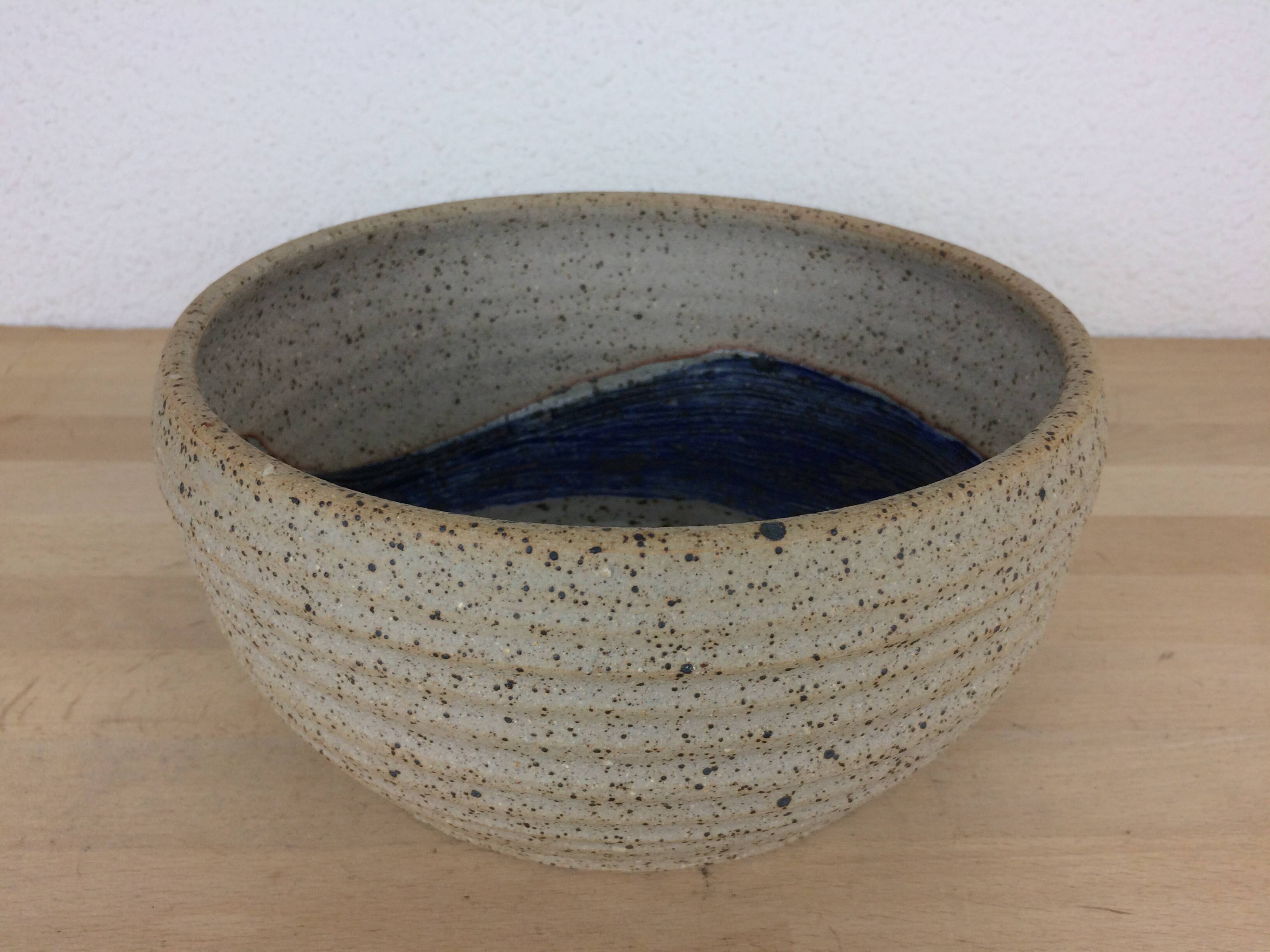 Scandinavian stoneware bowl Denmark 25 cm