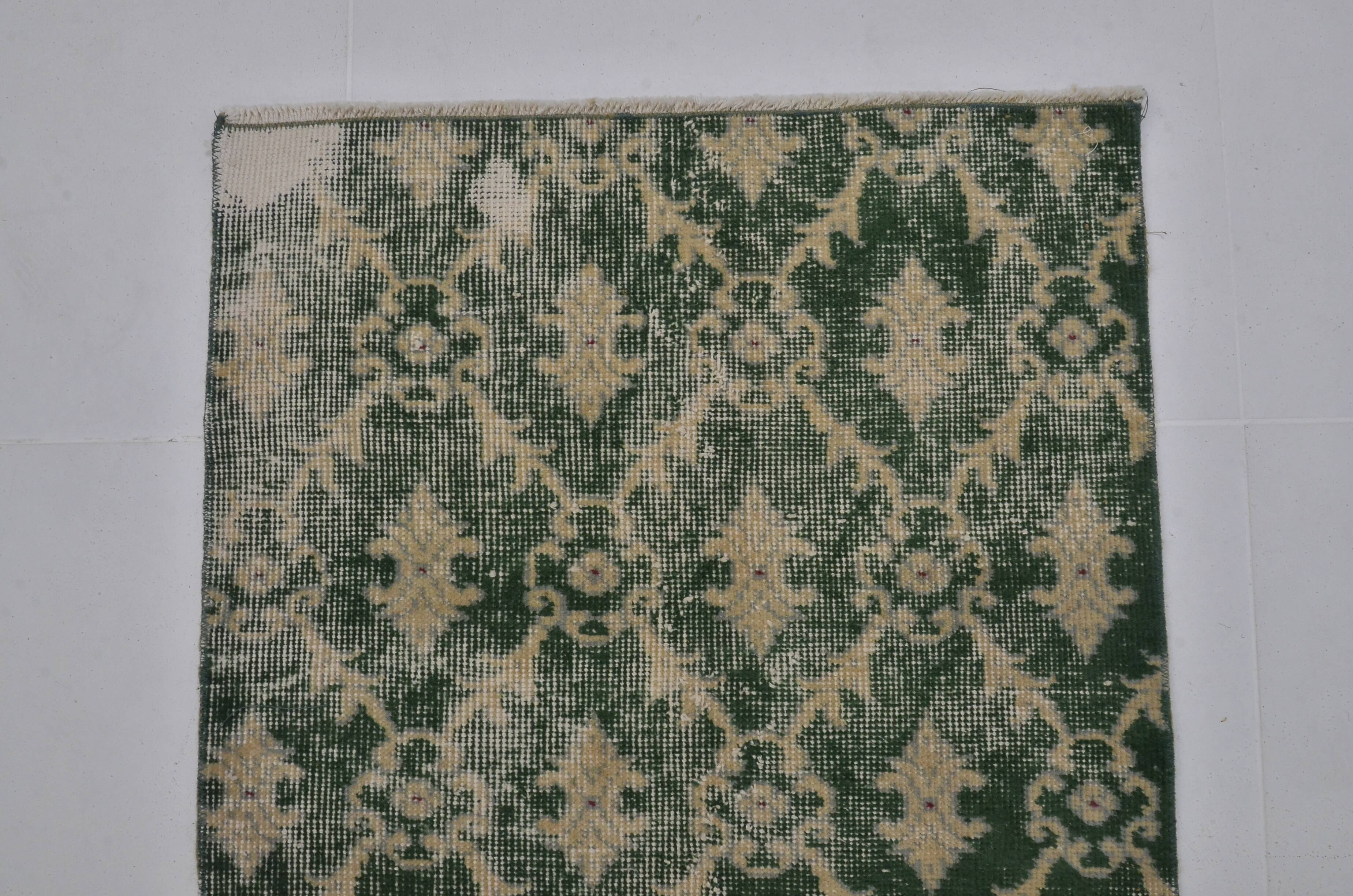 Tapis vintage Oushak Gren sku 3892