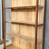 Art Deco oak museum display case
