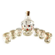 Vintage playing card liqueur set