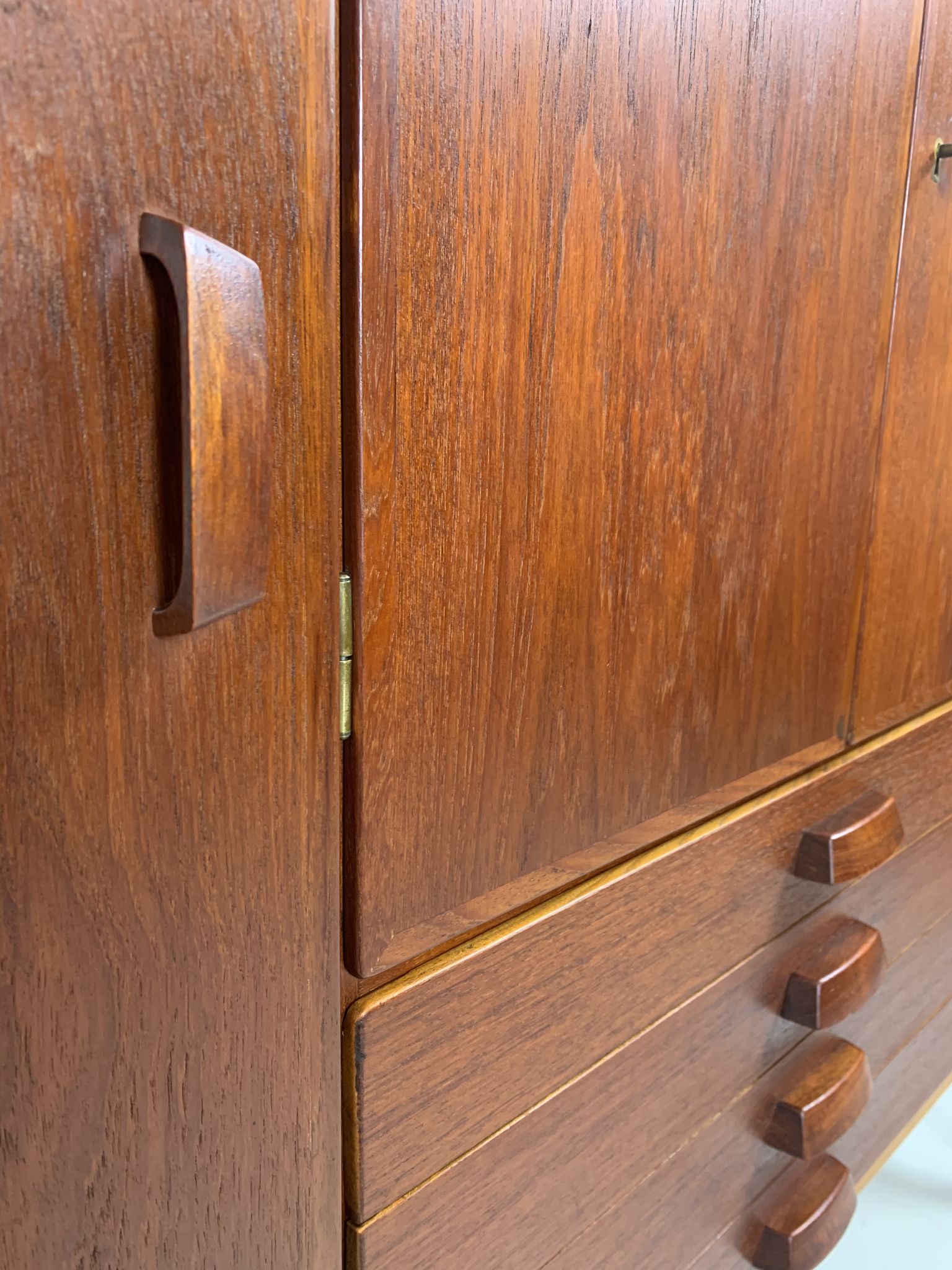 Danois midcentury teck highboard 1960s