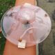 Glass pendant light