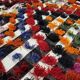 Vintage Turkish rug handmade 190x438 cm