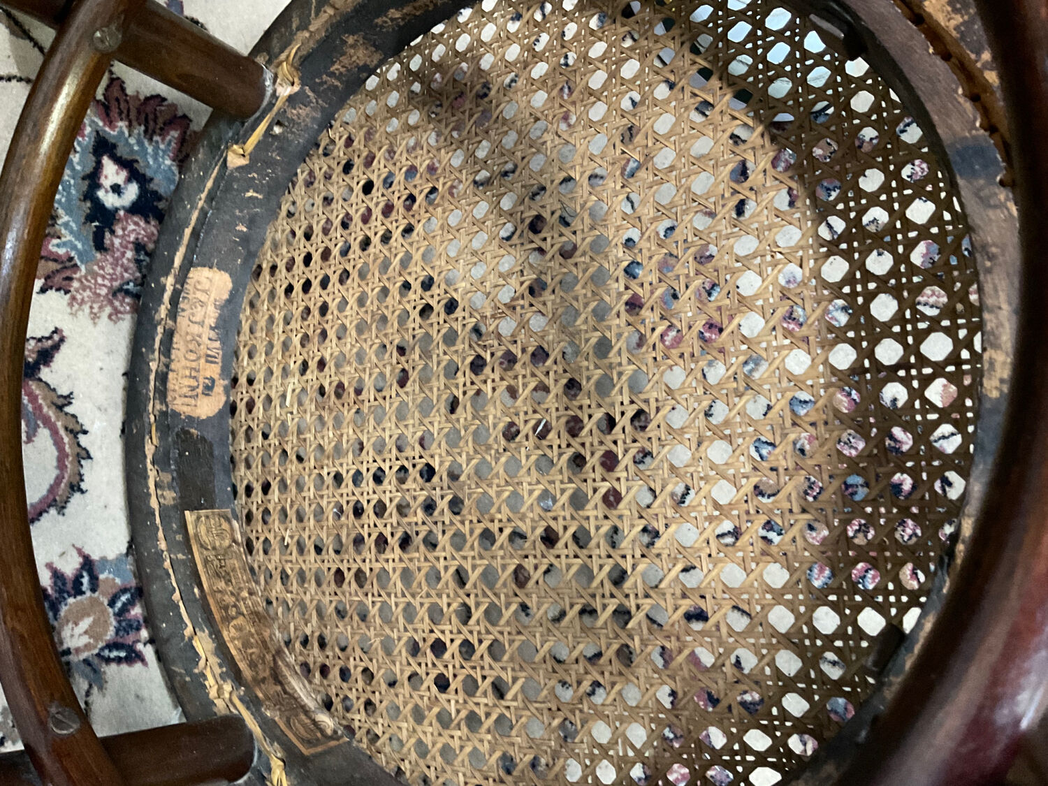 Pair of bistro chairs J&J Kohn early twentieth century