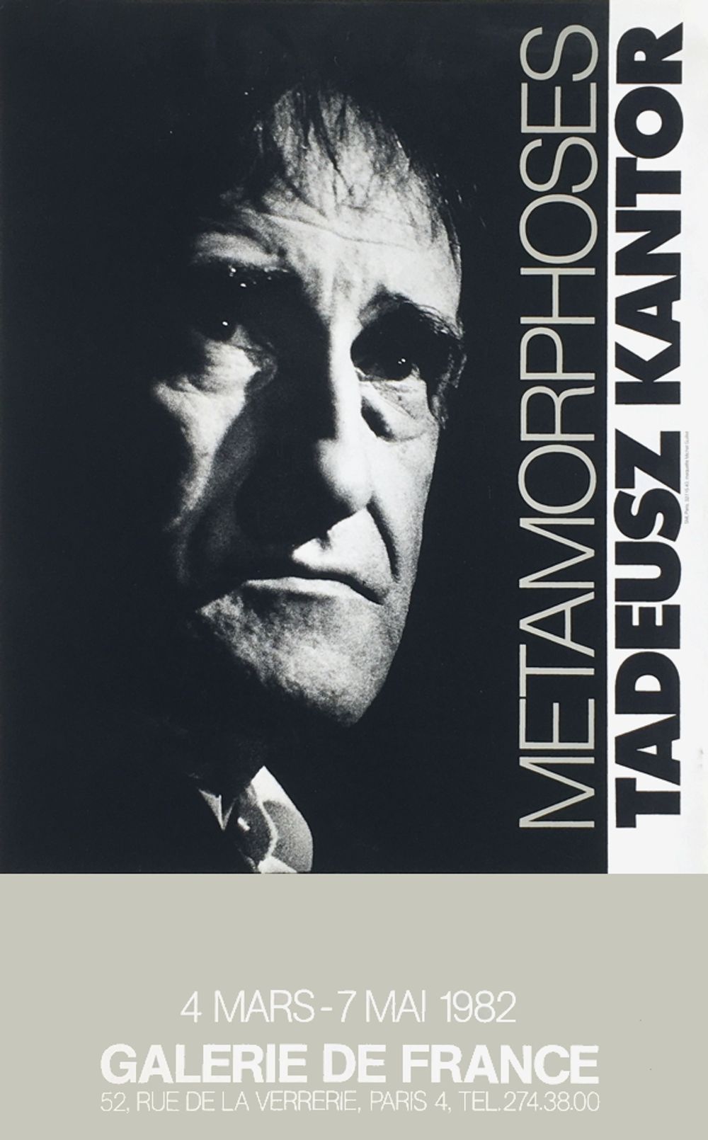 Affiche Tadeusz Kantor, 1982