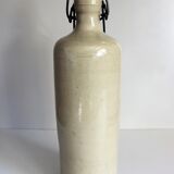 Glazed stoneware bottle with hermetic stopper