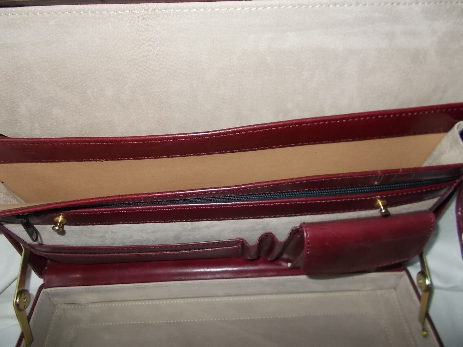 Leather briefcase-case