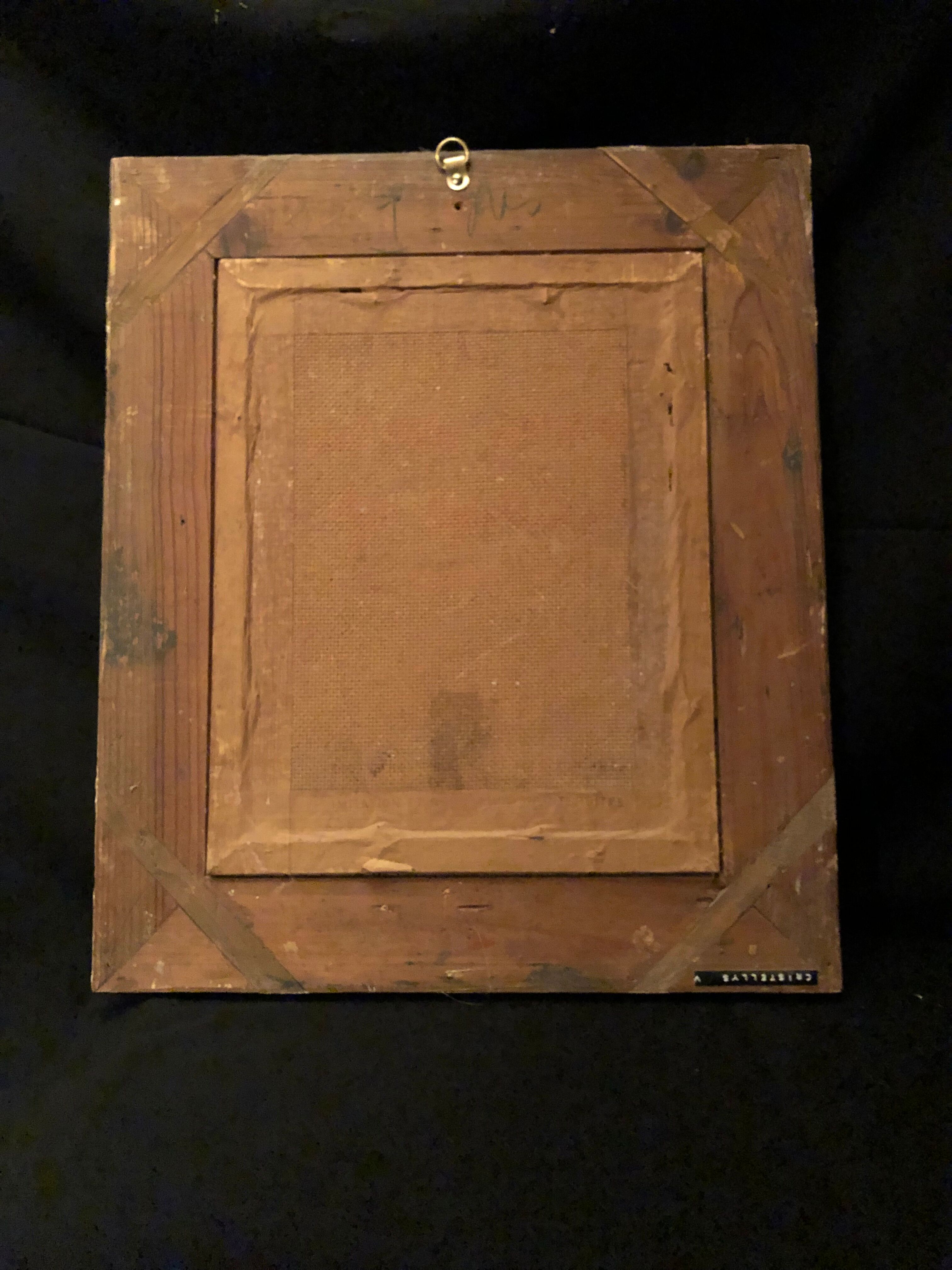 Painting of a tahitian woman by vincente cristellys 1898-1970