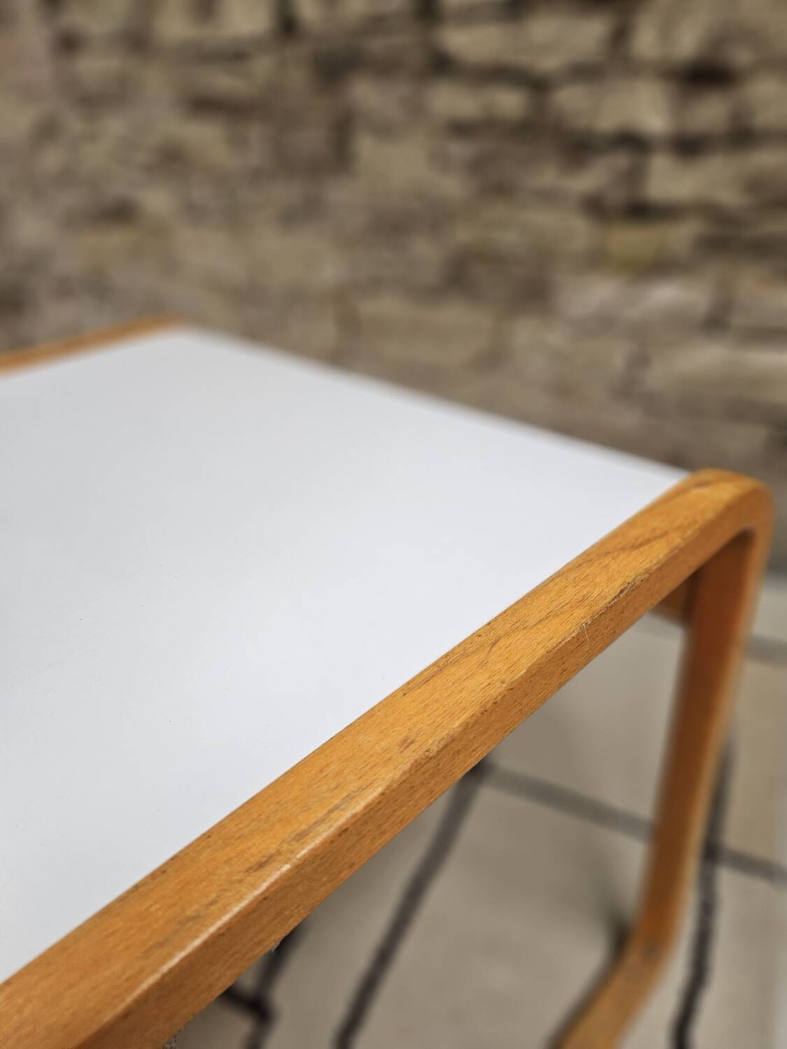 Set of Wilkhahn bentwood armchairs and tables, vintage 1980s