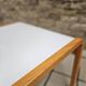 Lot Fauteuil et table Wilkhahn bois courbé 1980 vintage