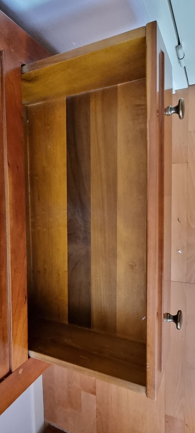 Louis philippe merisier massif style weekly chest of drawers