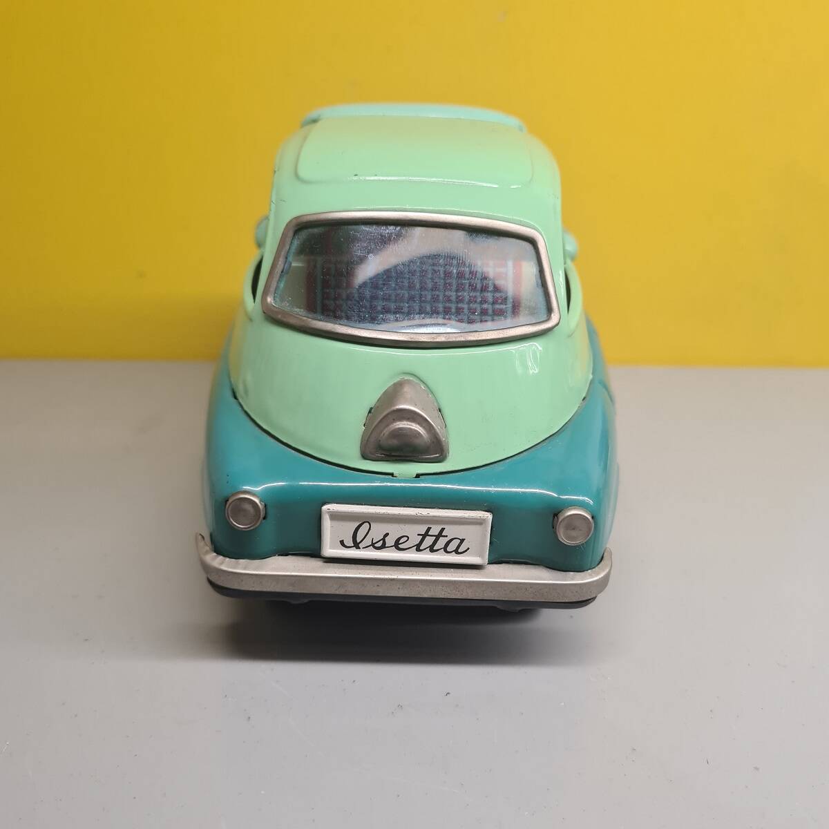 BMW Isetta 300 Model Toy Car made by  Bandai, from the early 1960s.