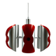 60s 70s 6-flame Sputnik candlestick metal chrome space age design