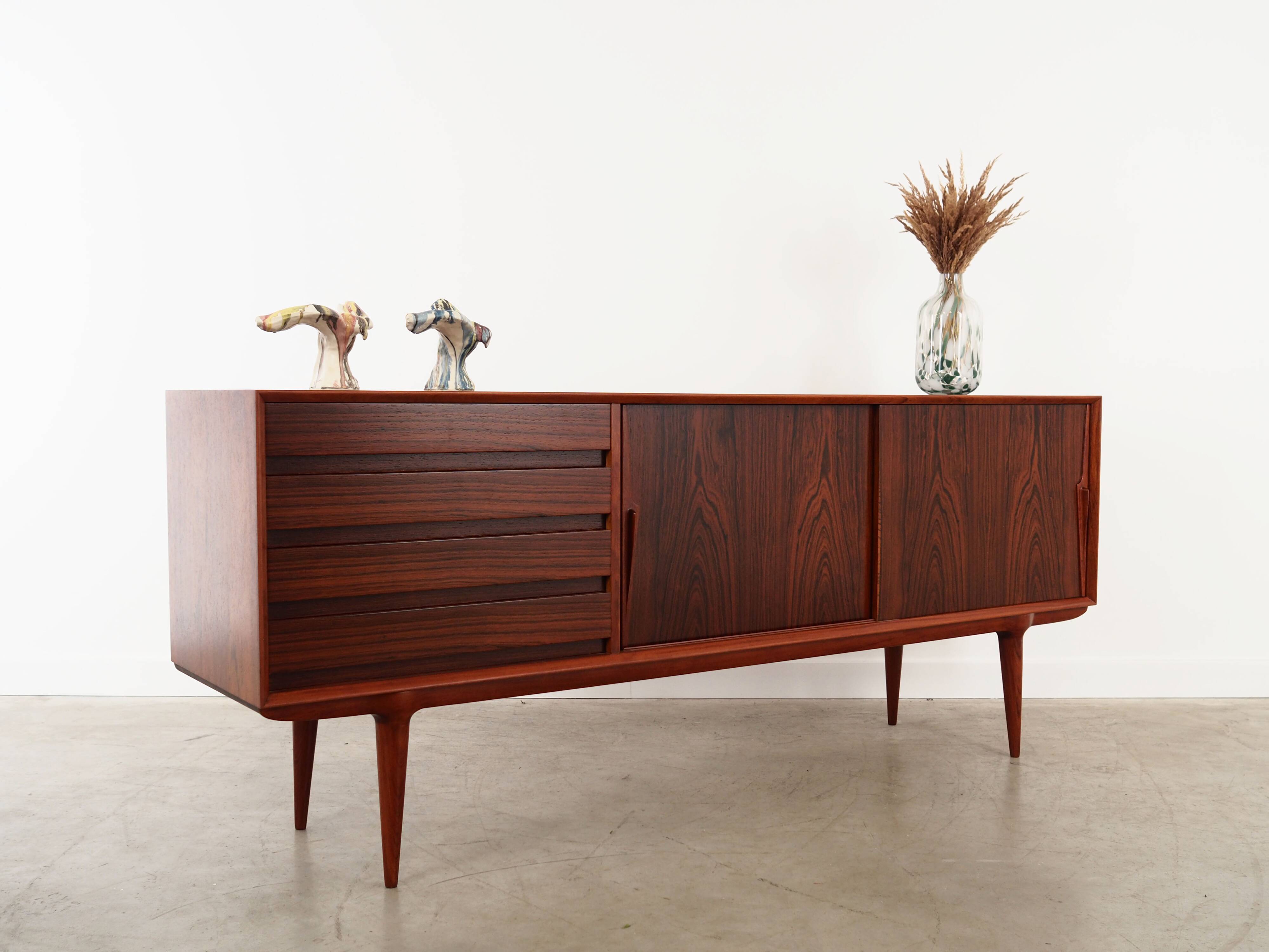 Rosewood sideboard, Danish design, 1970s, manufactured by Omann Jun