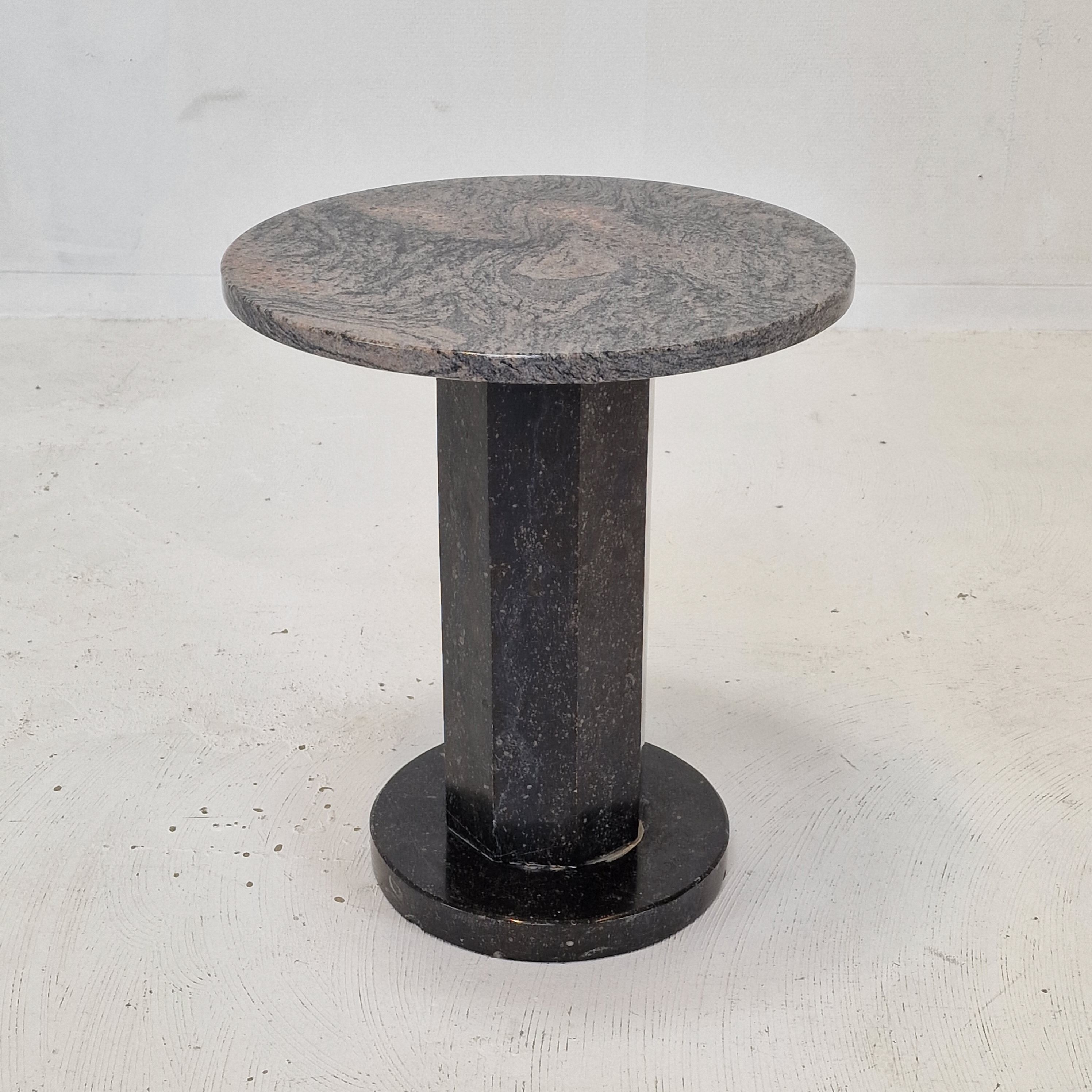 Italian Coffee or Side Table in Granite, 1980s