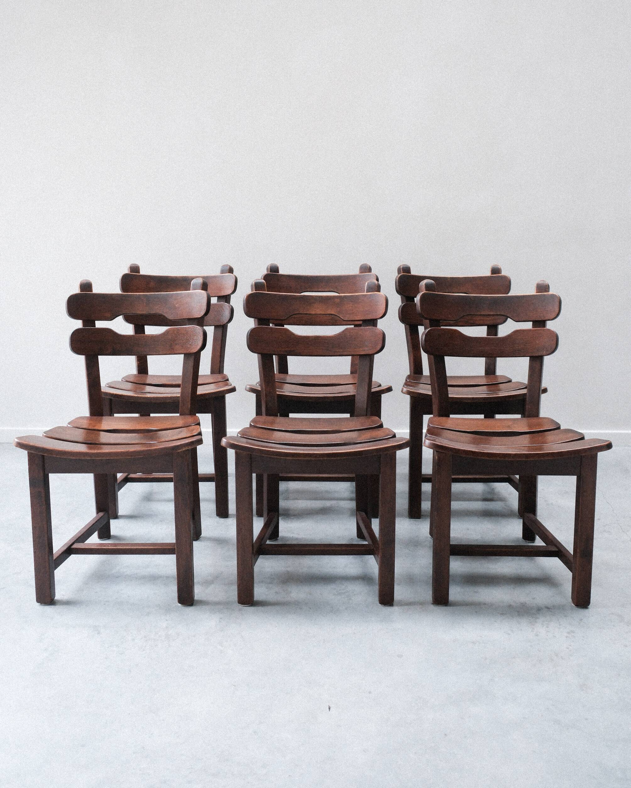 6 chaises de salle à manger dans le style de Dittmann & Co.