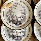 6 vintage arklow ireland dessert plates