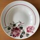 6 antique deep plates in faience from badonviller