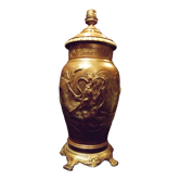 Japan bronze lamp foot