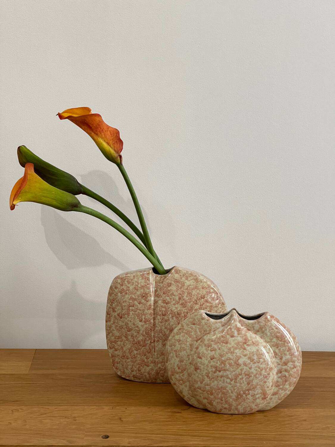 Two Bernard Prigent vases 1970 Virebent