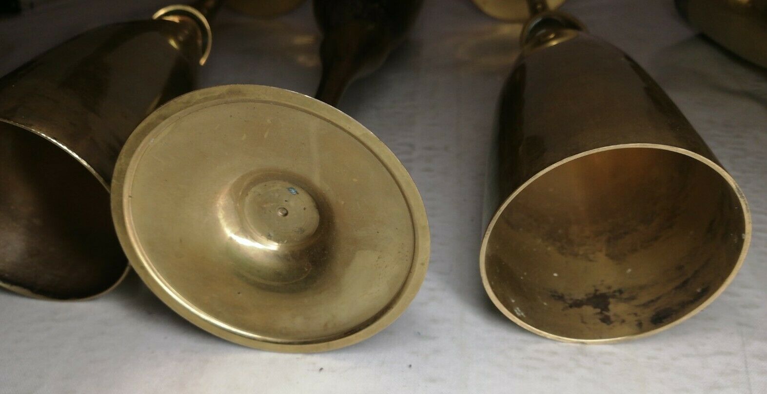 Vintage champagne flutes