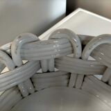 Braided ceramic dish