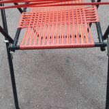 Pretty scoubidou folding armchair