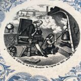 Talking plate - the inventors - n•2 Salomon de Caus - Sarreguemines