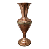 Ancient large copper vase from Villedieu les Poêles Gaor H37.5cm