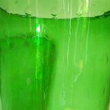 Vase en verre soufflé d'Empoli 35 cm