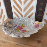 Vintage Vallauris style empty pocket fruit bowl