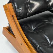 Vintage leather sofa daybed GS 195 by Gianni Songia for Sormani