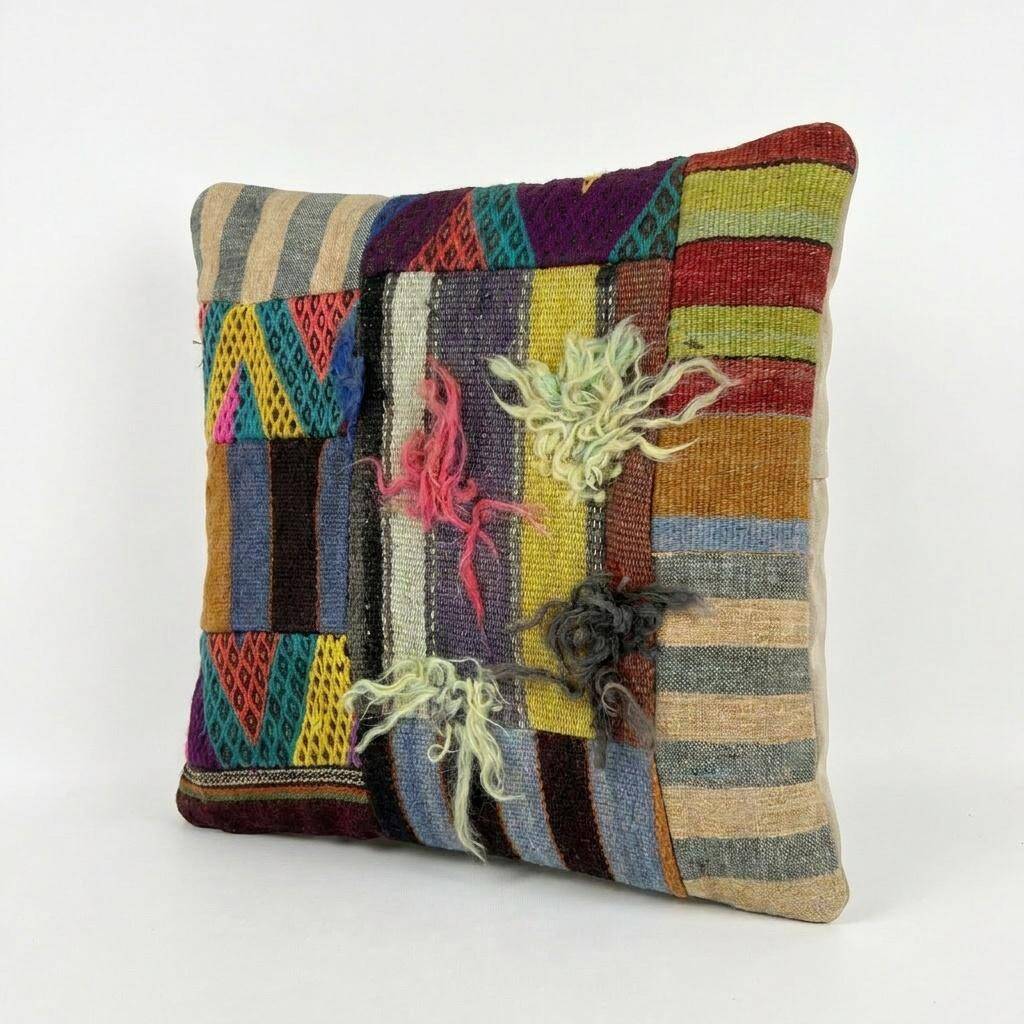 Vintage kilim cushion cover 51x51 cm
