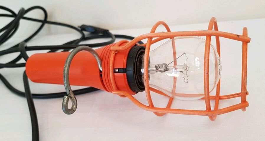 Vintage orange lamp 70s